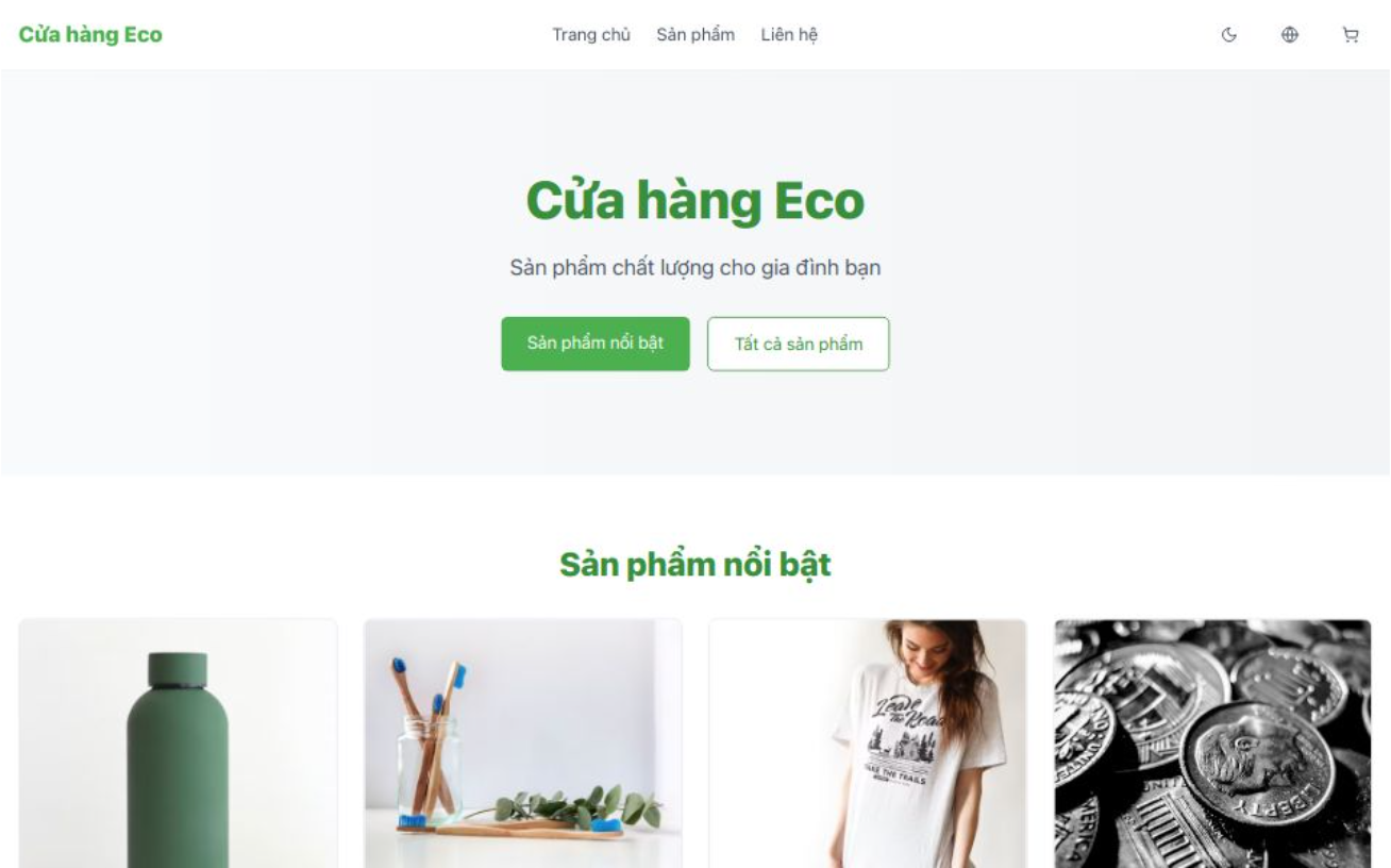 Website bán hàng 2